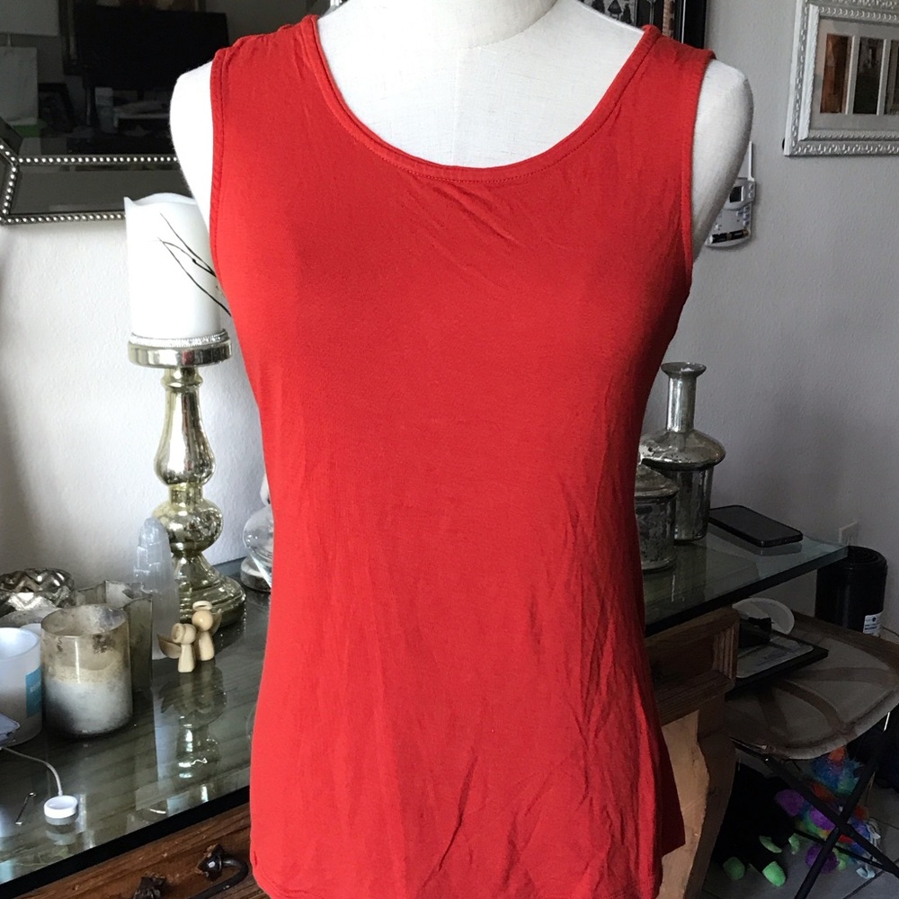 Banana Republic Bold Red Tank Top size M